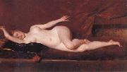 William Merritt Chase Study of curves France oil painting artist